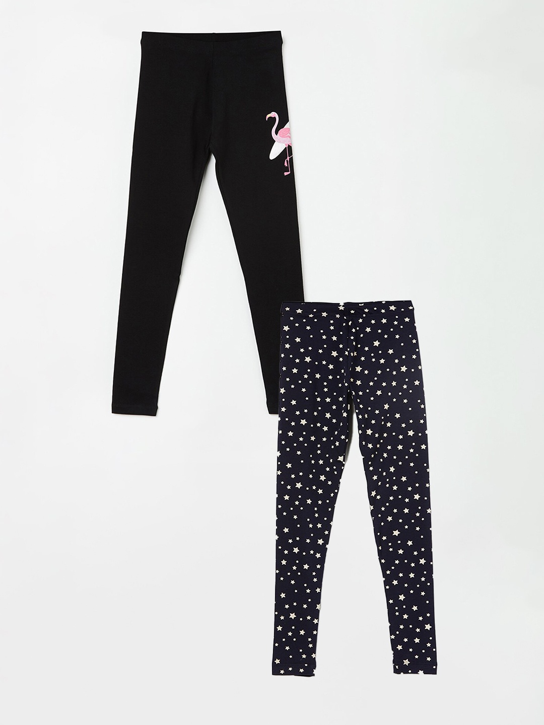 

Fame Forever by Lifestyle Girls Pack Of 2 Ankle Length Leggings, Blue
