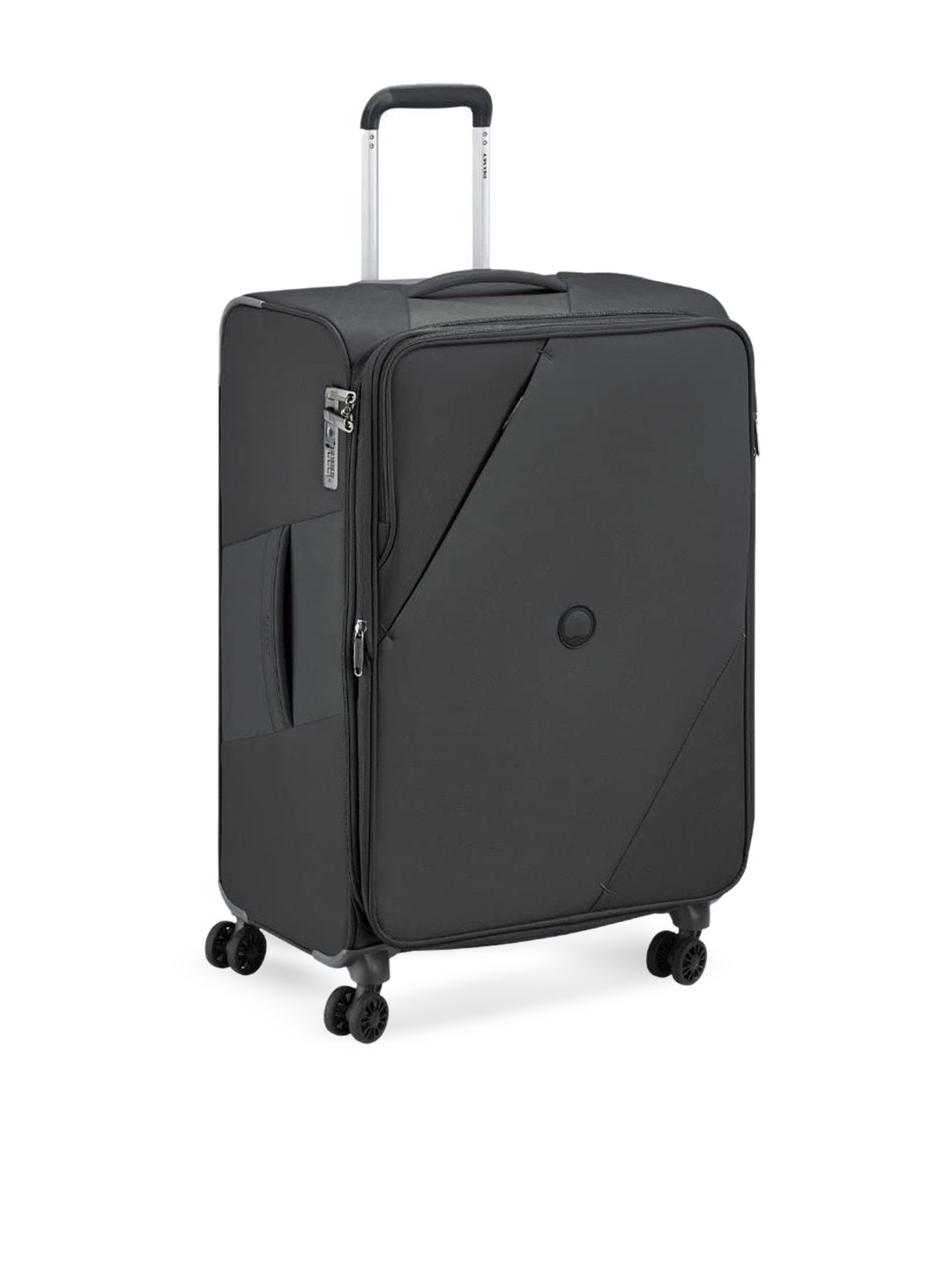

DELSEY Maringa 78 4DW Expandable 360-Degree Rotation Check-In Trolley Suitcase 117L, Black