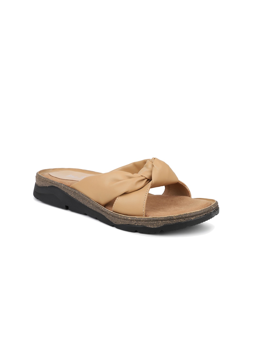 

Inc 5 Knotted Open Toe Comfort Heels, Beige