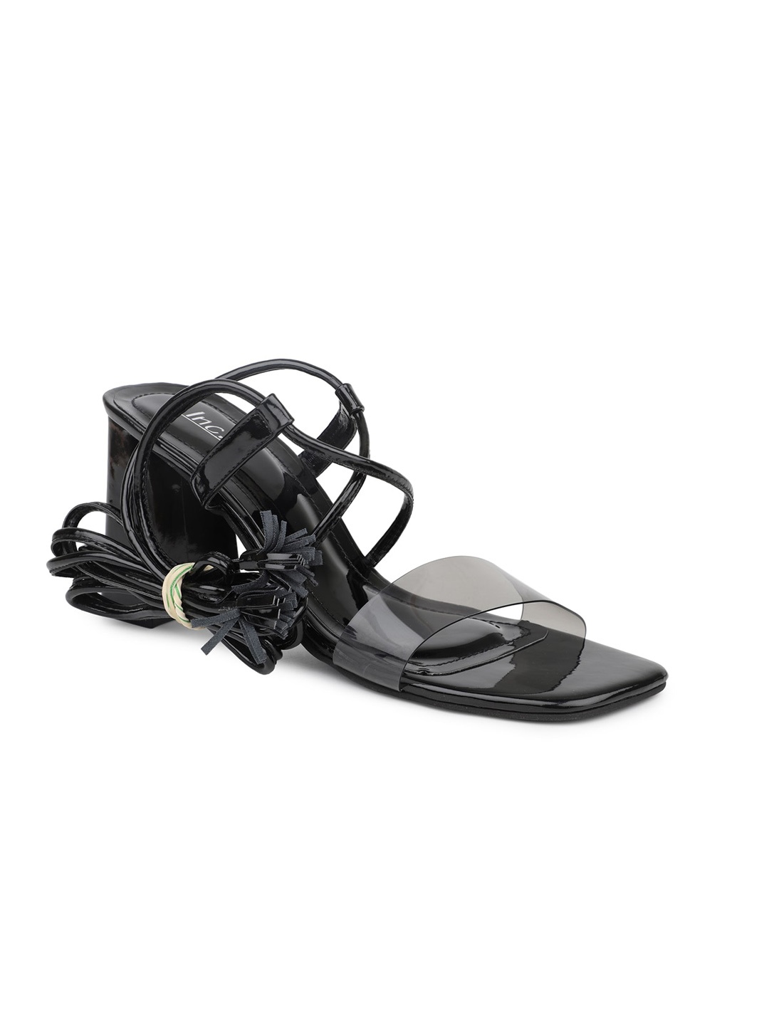 

Inc 5 High Top Block Gladiators With Lace - Ups, Black