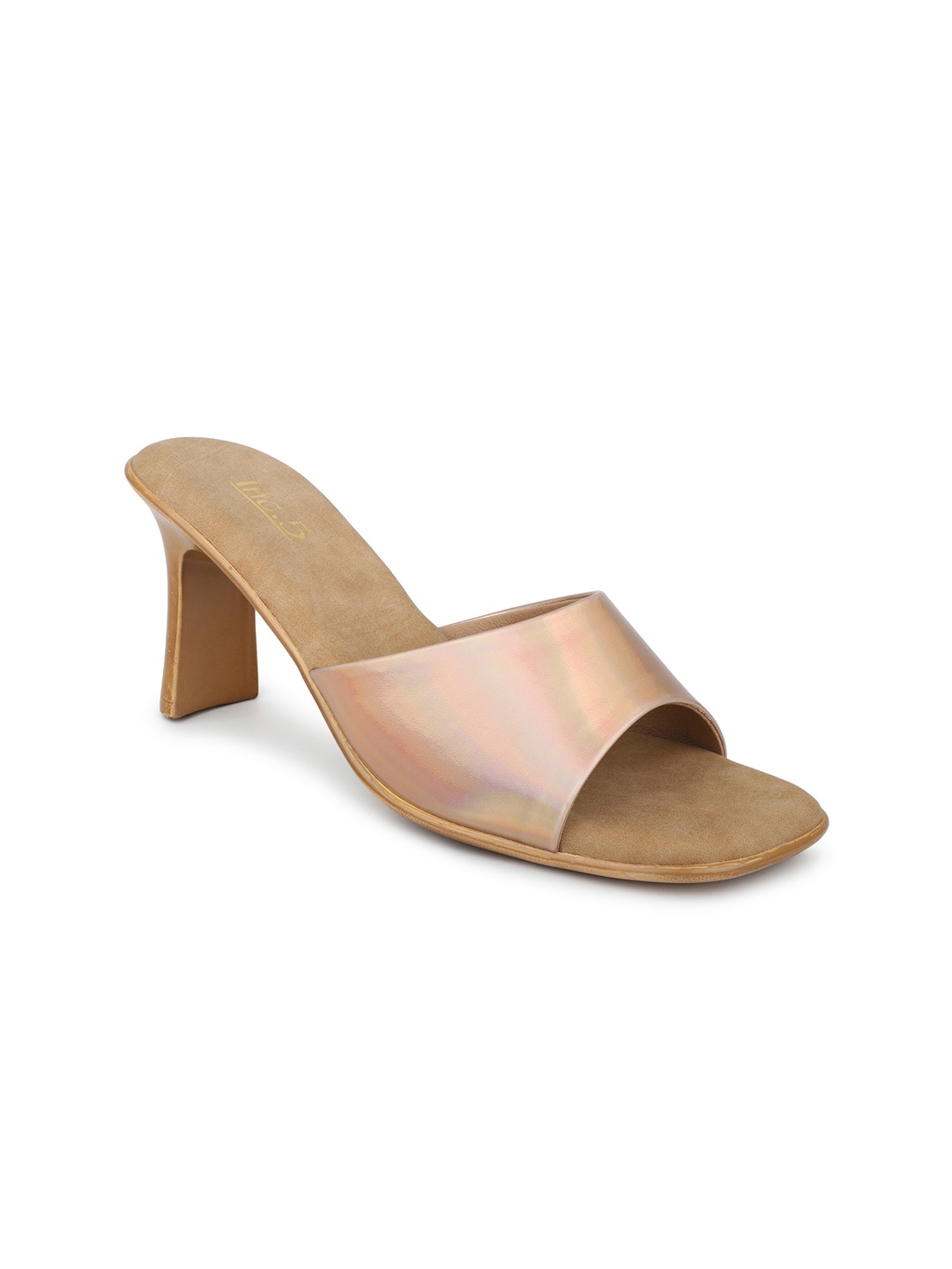 

Inc 5 Open Toe Slim Heels, Rose gold