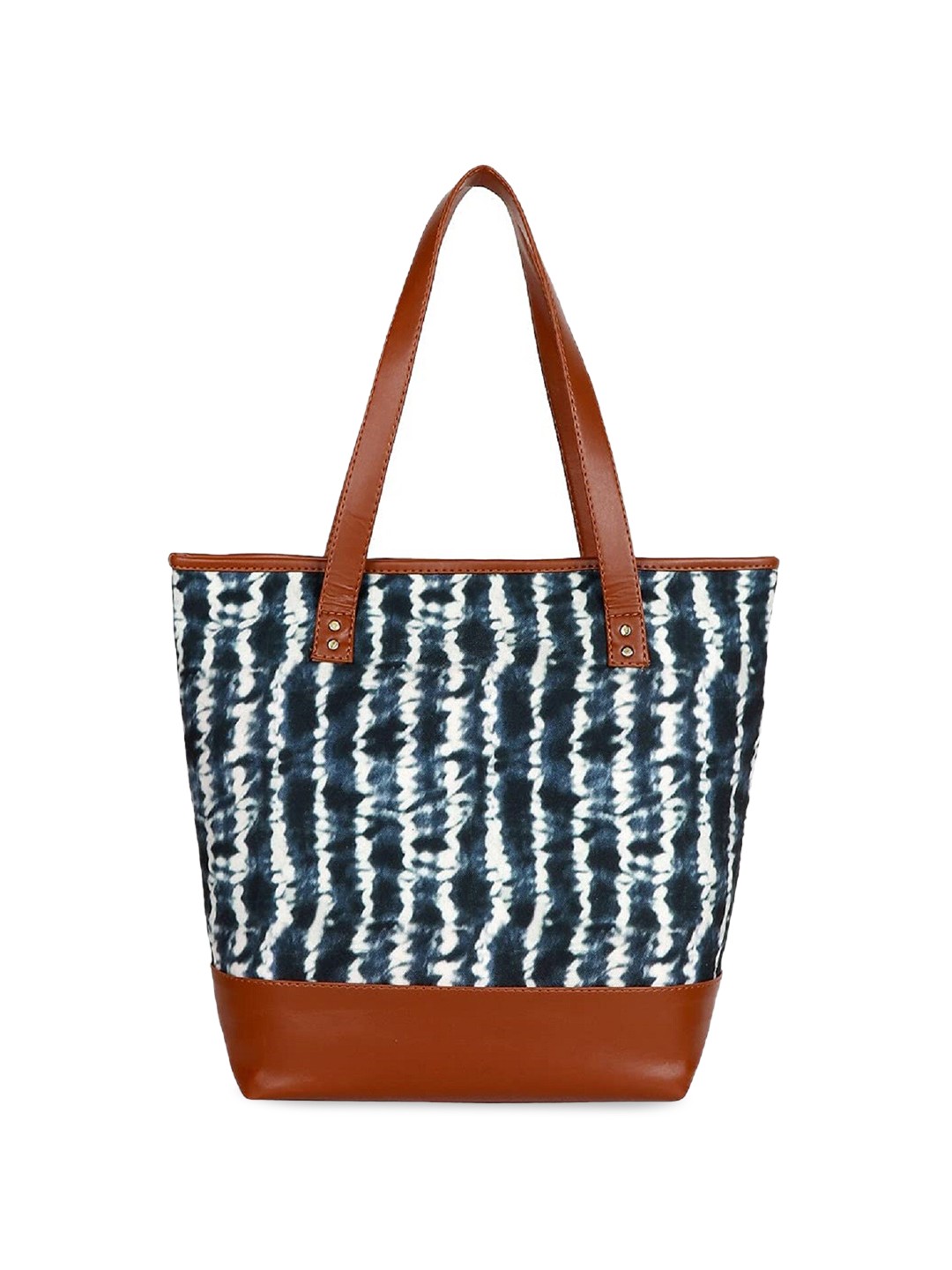 

Anouk Abstract Printed Oversized Shopper Tote Bag - Laptop Up to 16 inch, Blue