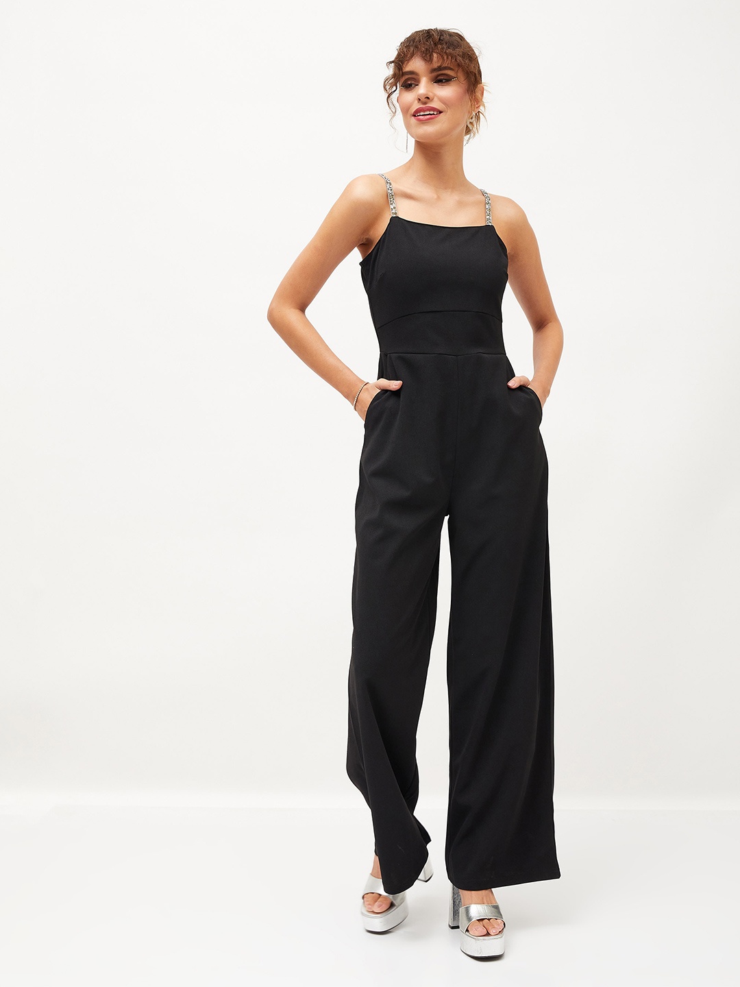 

SASSAFRAS Basic Jumpsuit, Black