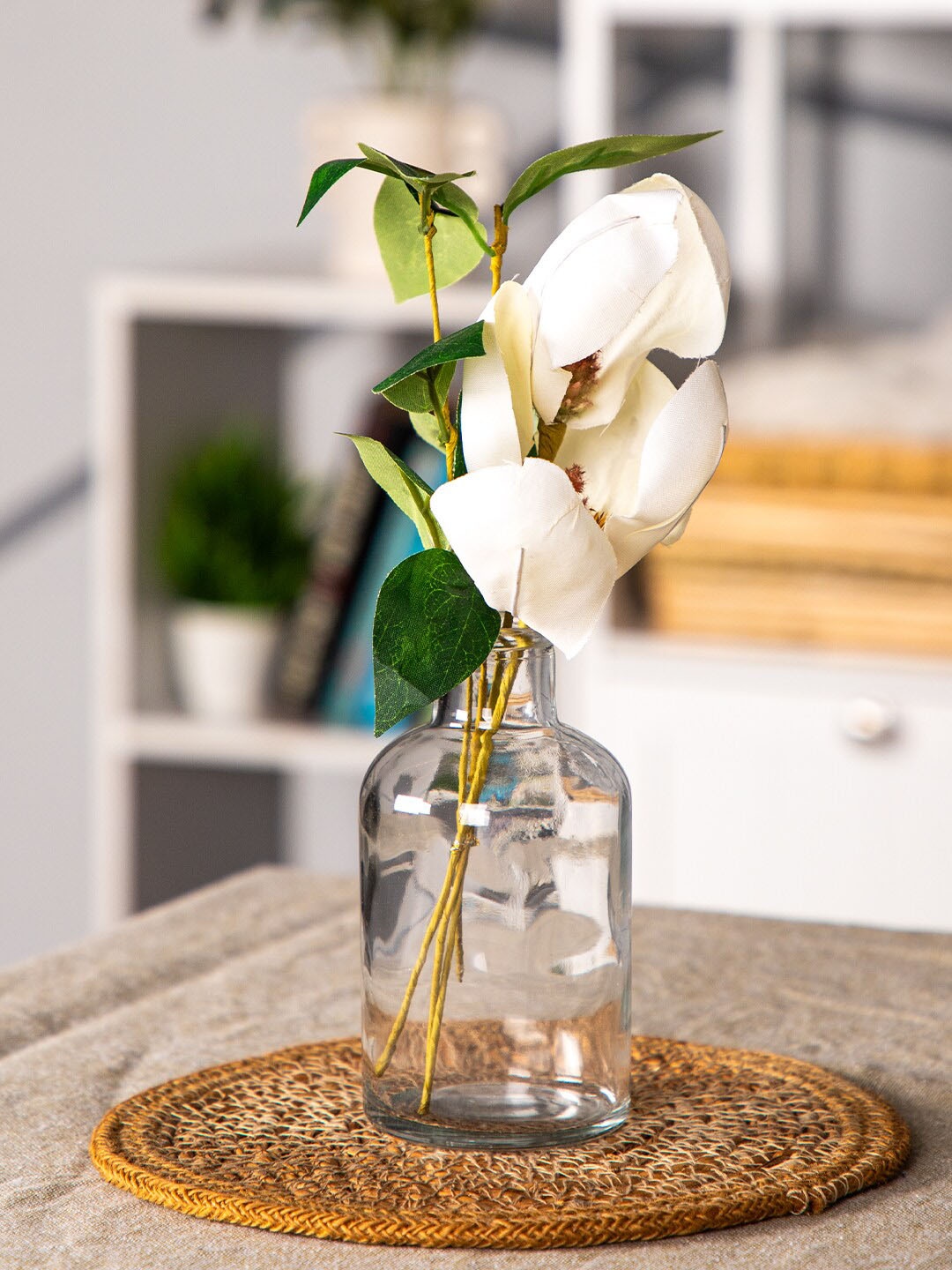 

Anko Transparent Glass Floral Diffuser-100ml