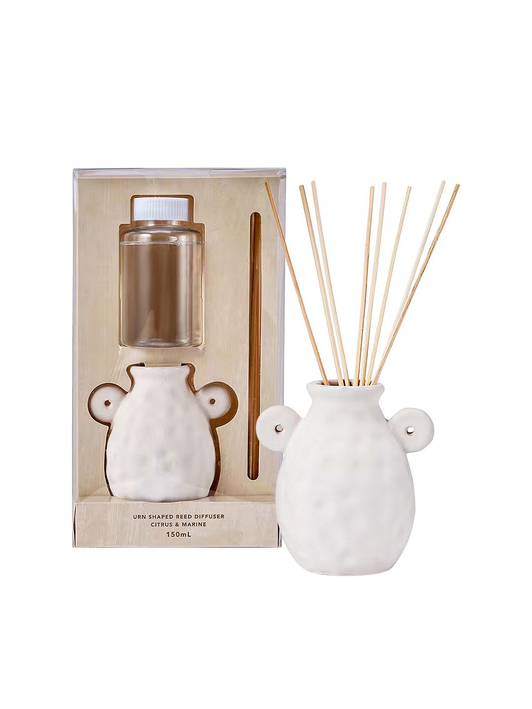 

Anko Brown Set of Urn Shaped Diffuser & 8 Reeds