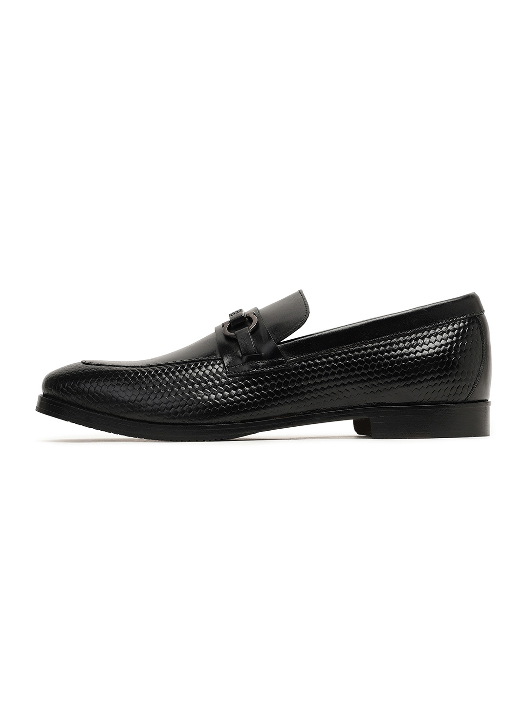 

RARE RABBIT Men Halton Leather Formal Loafers, Black