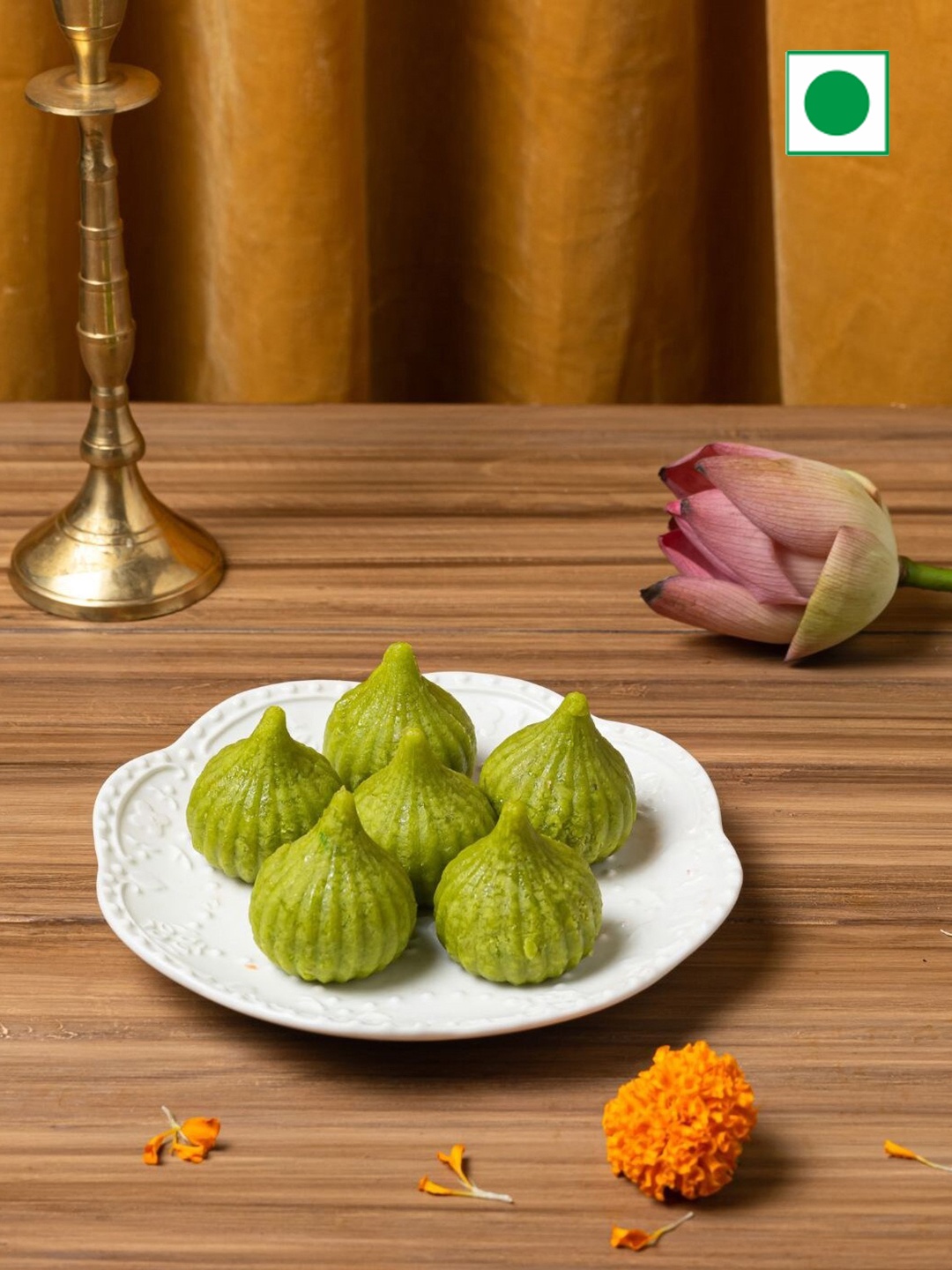 

The Baklava Box Chilli Guava Modak Sweets-500gm, Blue
