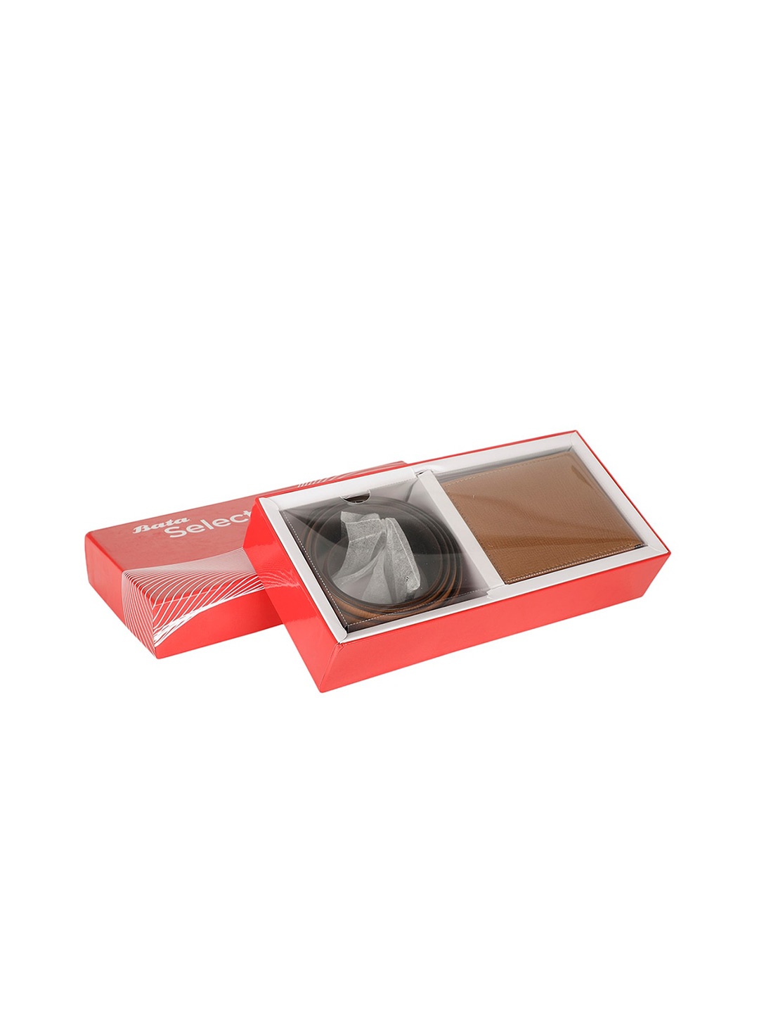 

Bata Leather Wallet & Belt Combo, Tan