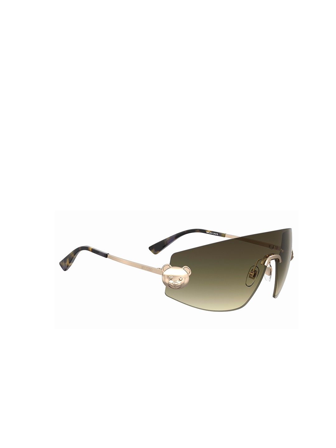 

MOSCHINO Women Oversized Sunglasses with UV Protected Lens 204725000999K, Grey