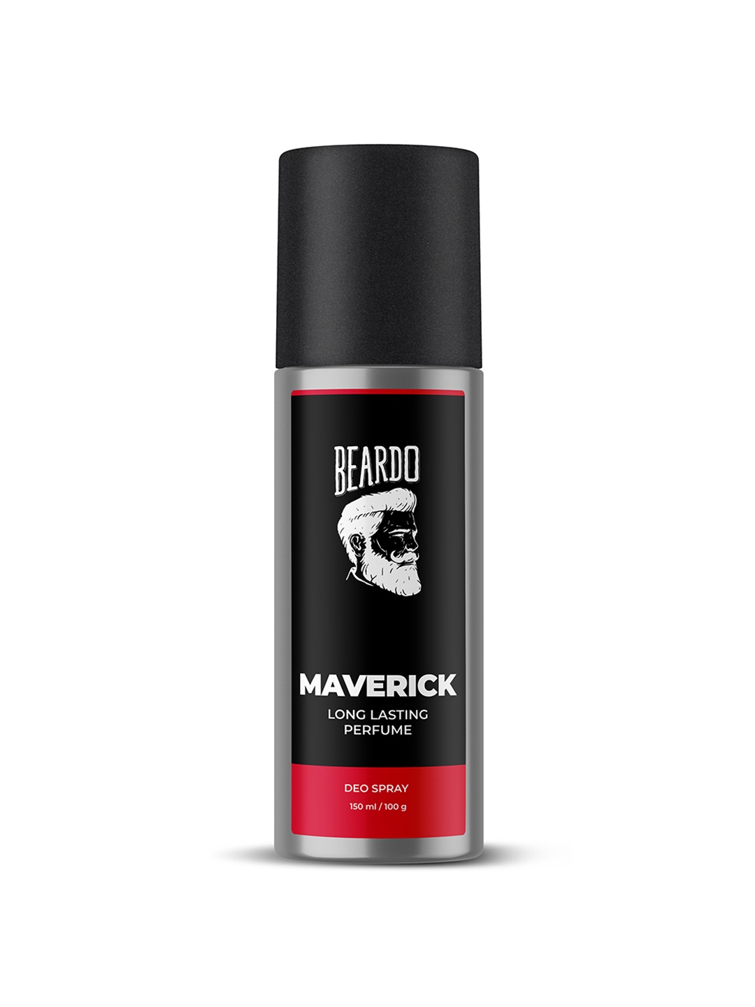 

BEARDO Men Maverick Long-Lasting Perfume Deo Spray - 100g(150ml), Black