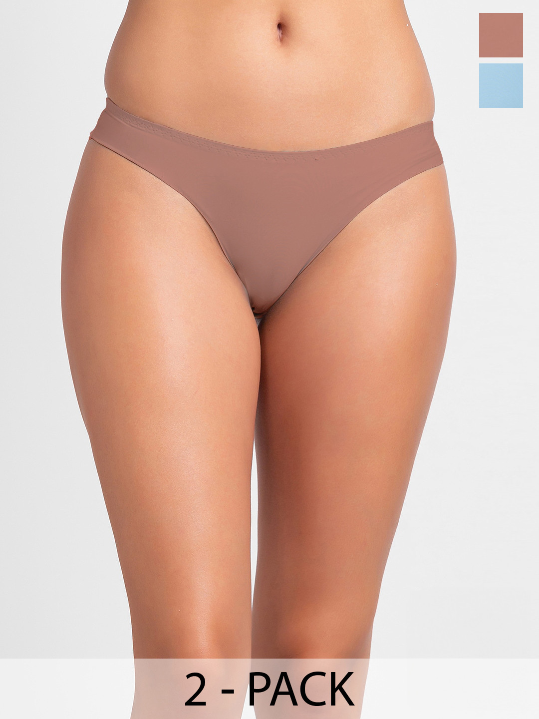 

FashionRack Pack Of 2 Assorted Anti-Odour Thong Briefs