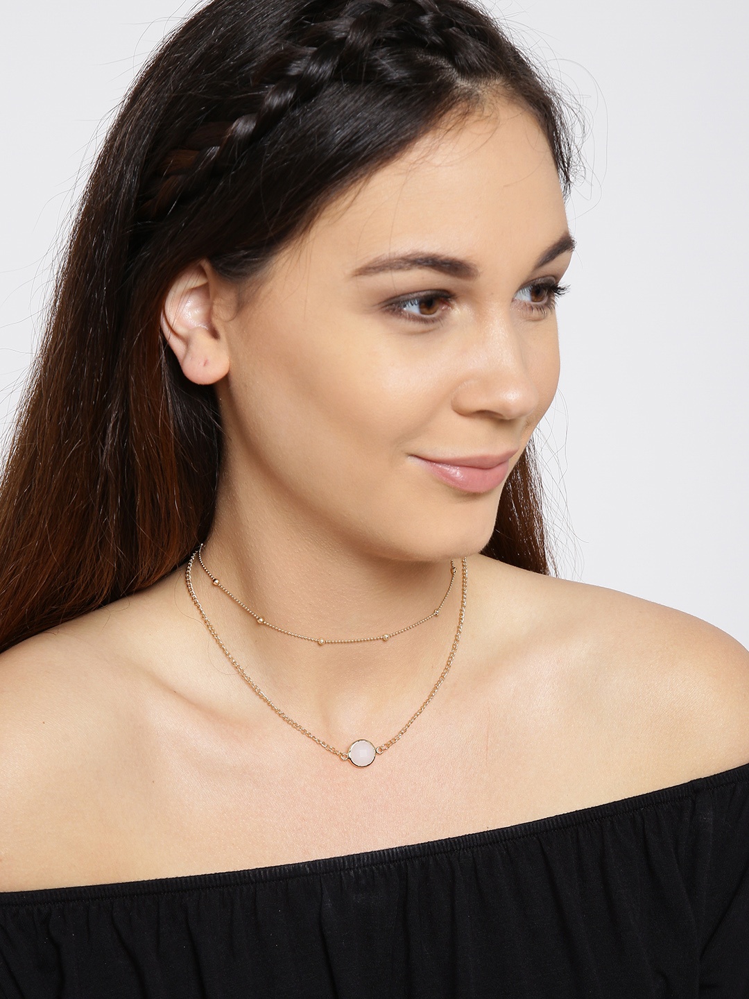 

OOMPH Gold-Toned Metal Layered Necklace