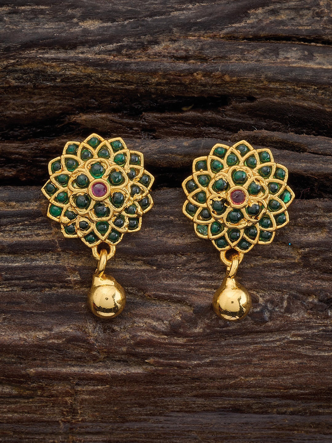 

Kushal's Fashion Jewellery Gold Plated Drop Earrings