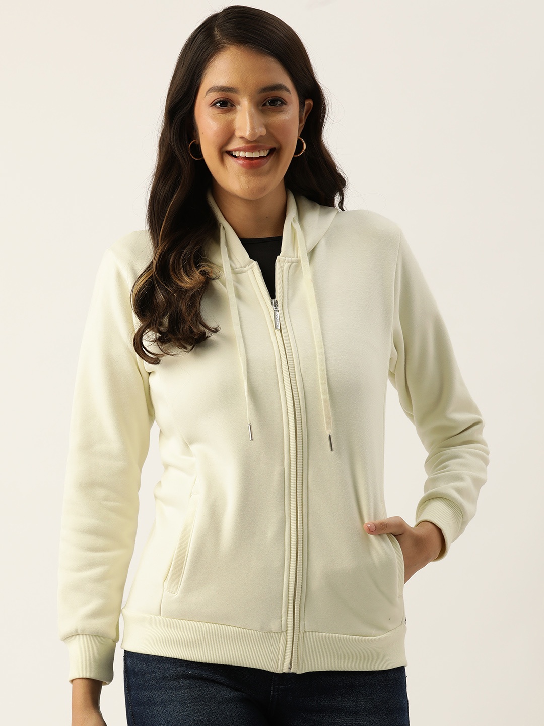 

Monte Carlo Women Hooded Sweatshirt, Cream