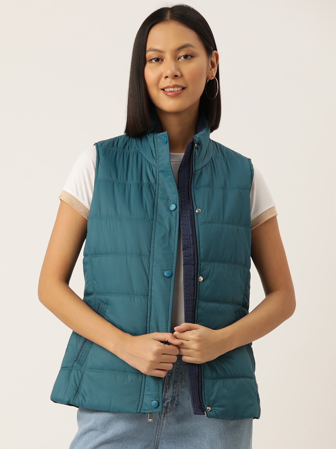 

Monte Carlo Sleeveless Padded Jacket, Teal