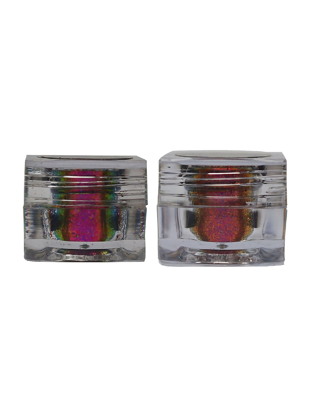 

Veoni BELLE Set Of 2 Multichrome Glitter Flakes Eyeshadow 5g Each - Wine Gold & Chameleon, Metallic
