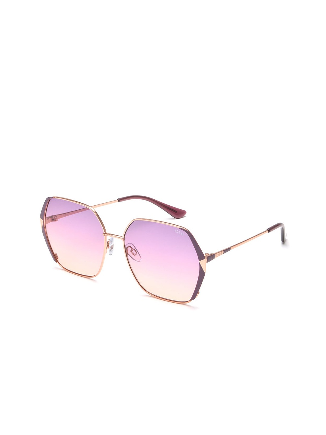 

IDEE Women Square Sunglasses with UV Protected Lens IDS2842C4SG, Pink