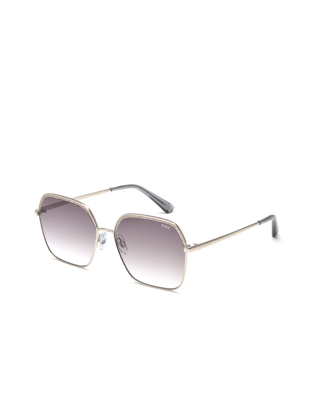 

IDEE Women Square Sunglasses with UV Protected Lens IDS2844C3SG, Grey