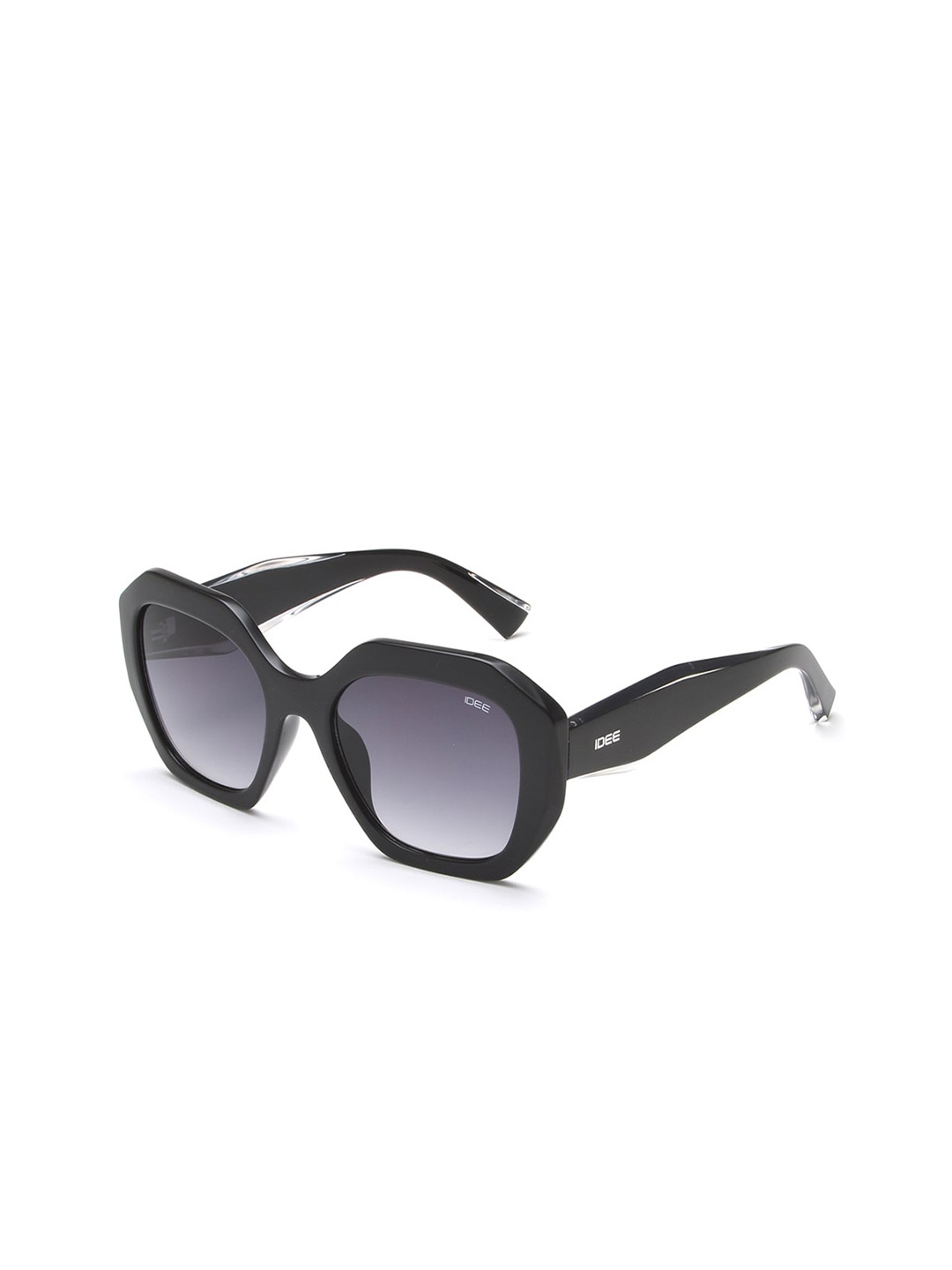

IDEE Women Aviator Sunglasses with UV Protected Lens IDS2847C1SG, Black