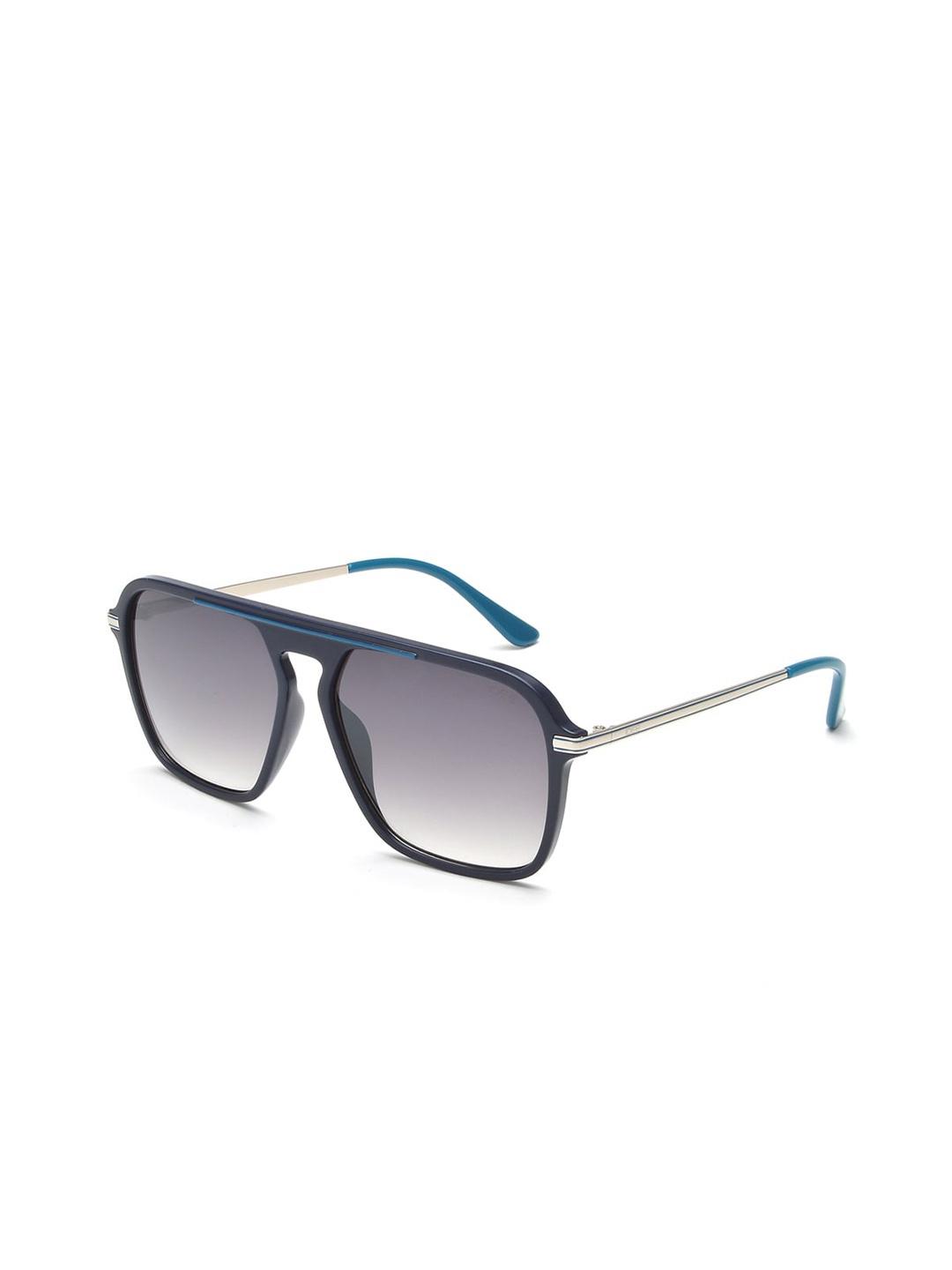 

IDEE Men Browline Sunglasses with UV Protected Lens IDS2821C3SG, Grey