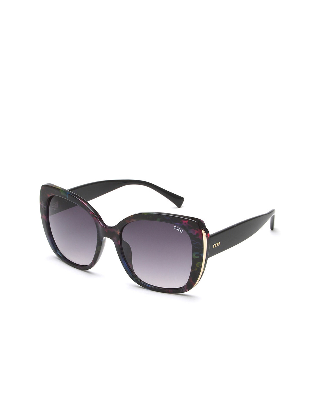 

IDEE Women Butterfly Sunglasses with UV Protected Lens IDS2846C3SG, Grey