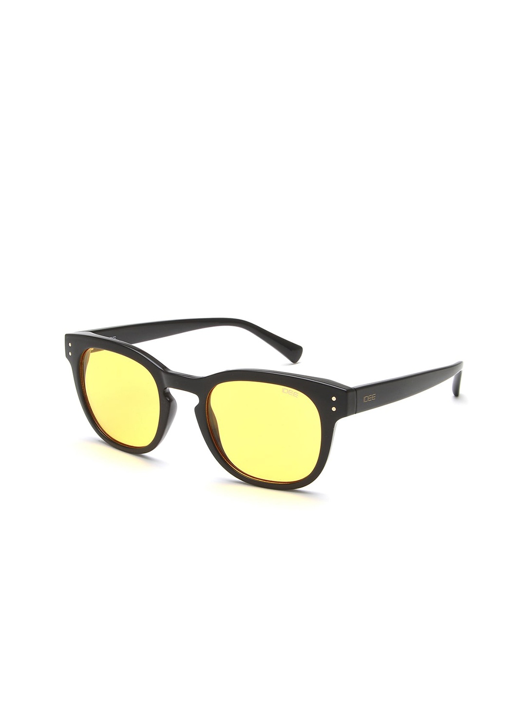 

IDEE Unisex Wayfarer Square Sunglasses with UV Protected Lens IDS2817C8SG, Yellow