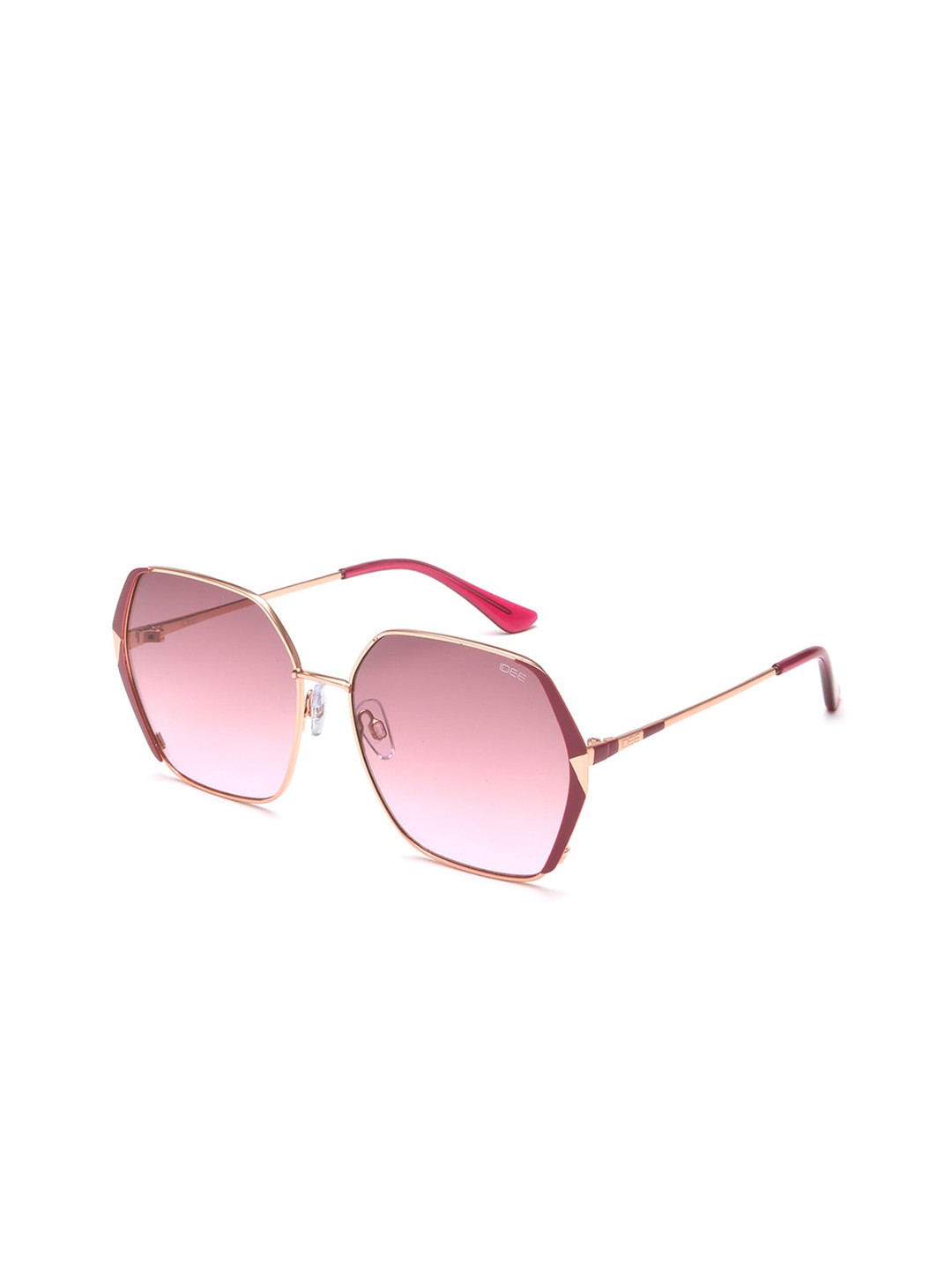

IDEE Women Square Sunglasses With UV Protected Lens IDS2842C3SG, Pink