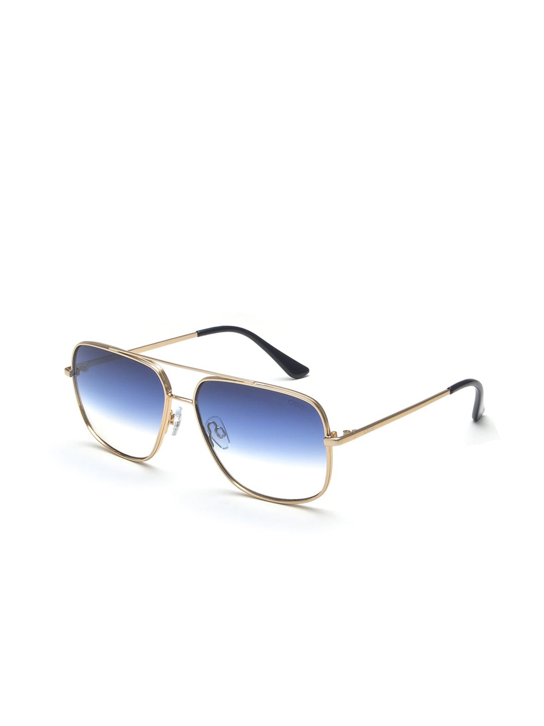 

IDEE Men Square Sunglasses With UV Protected Lens IDS2835C2SG, Blue
