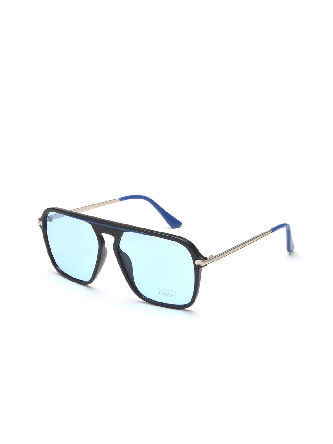 

IDEE Men Square Sunglasses With UV Protected Lens IDS2821C4SG, Blue