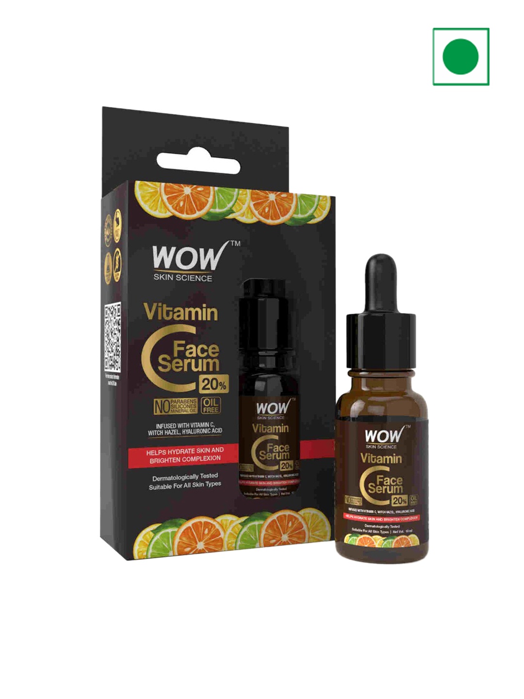 

WOW SKIN SCIENCE Vitamin C Skin Clearing Serum - 10ml, Transparent