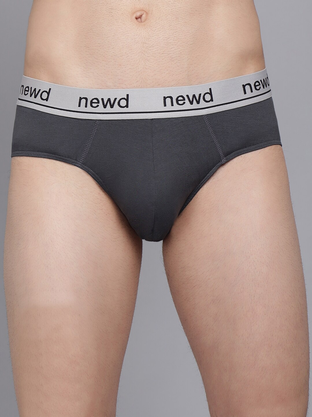 

NEWD Outer Elasticated Basic Briefs NBS1-D.GREY-S
