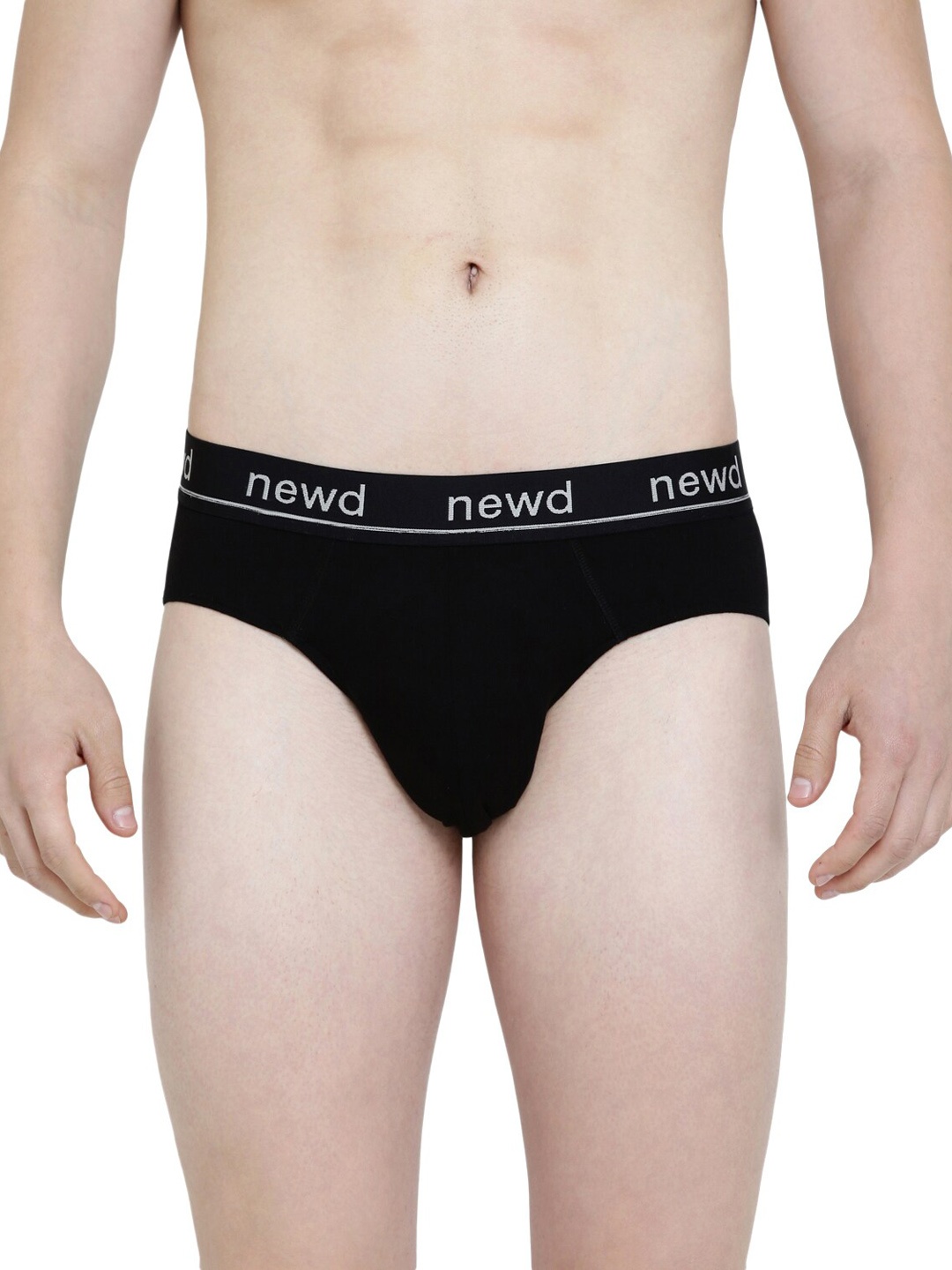 

NEWD Outer Elasticated Basic Briefs NBS2-BLACK-S