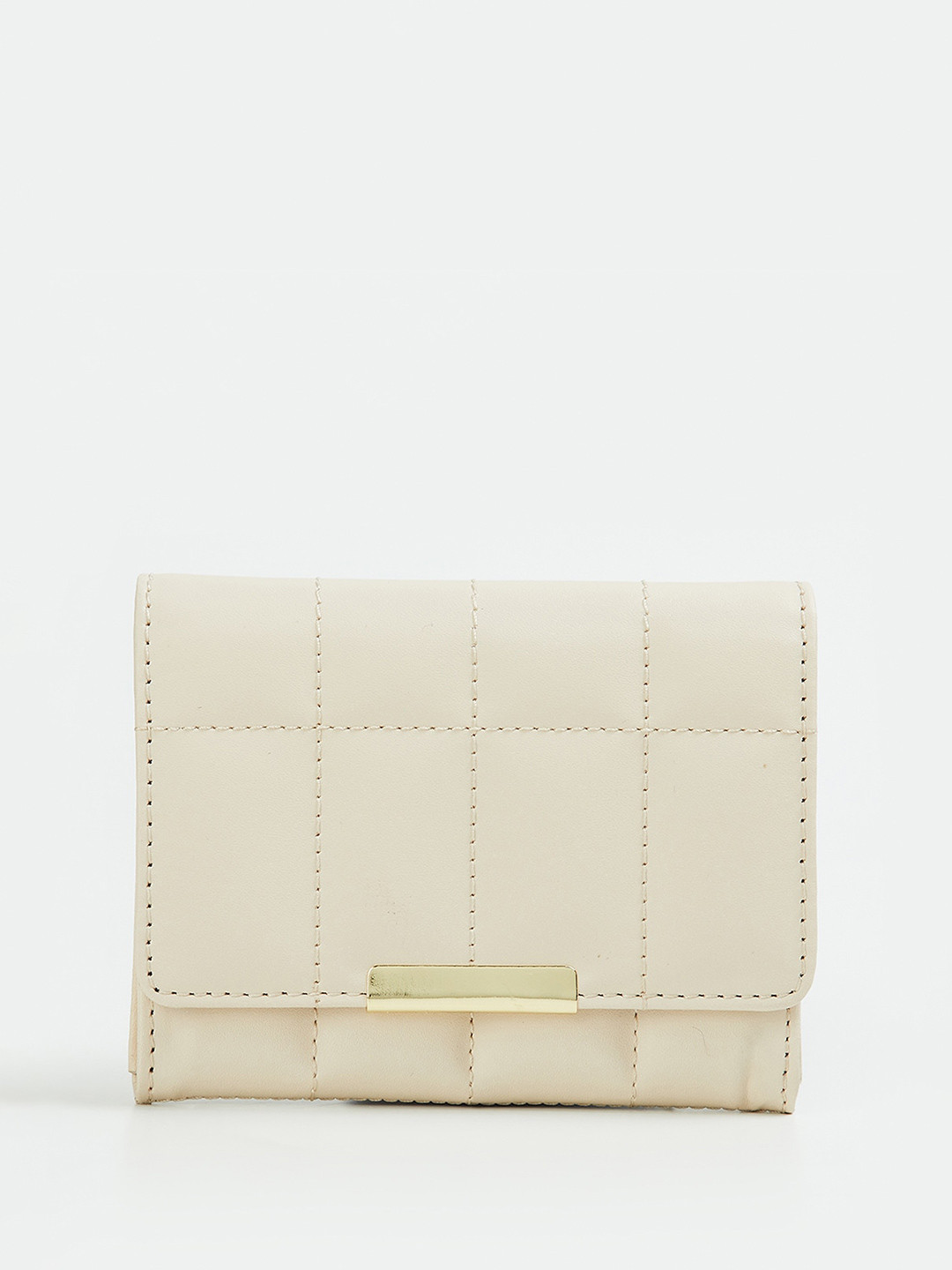 

max Women Two Fold Wallet, Off white