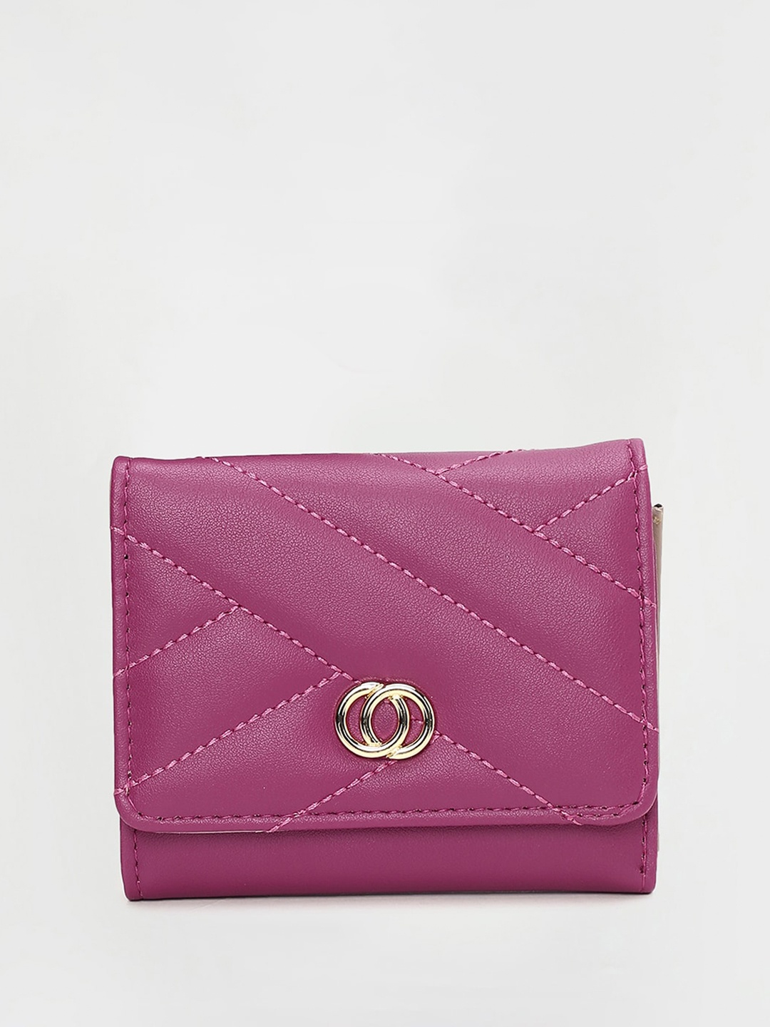 

max Women Three Fold Wallet, Pink