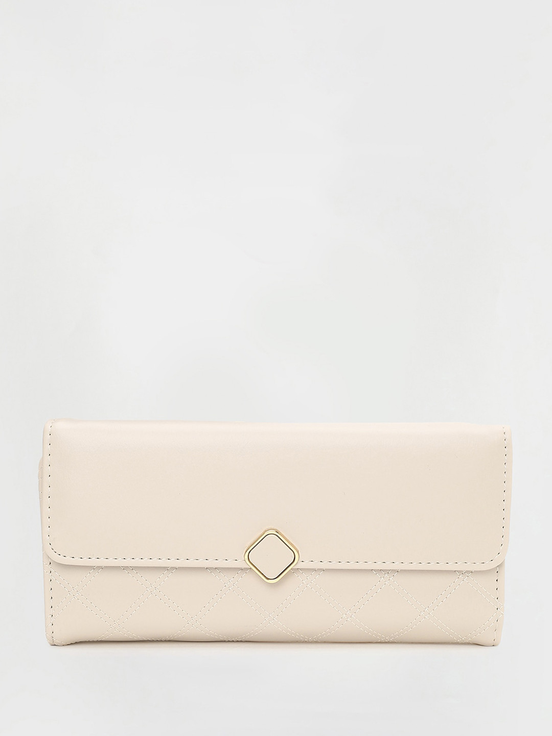 

max Women Two Fold Wallet, Beige