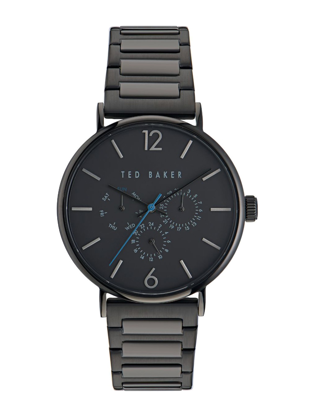 

Ted Baker Men Stainless Steel Bracelet Style Straps Analogue Watch BKPPGF305, Black