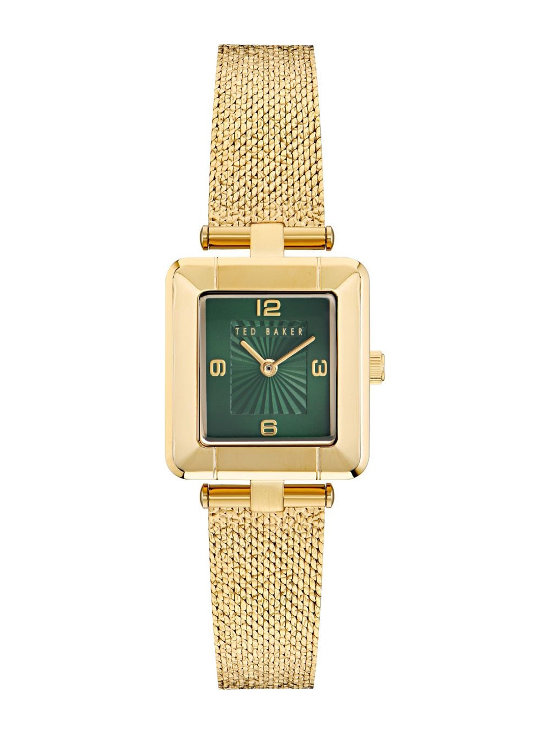 

Ted Baker Women Brass Dial & Ceramic Bracelet Style Straps Analogue Watch BKPMSF306, Green