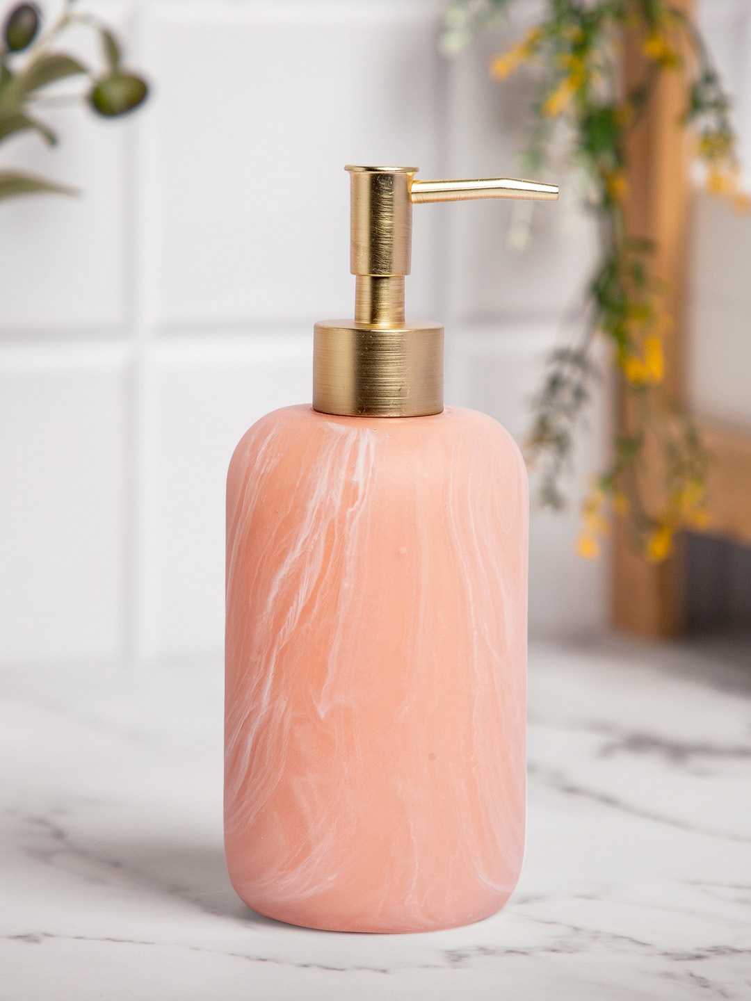 

Anko Pink Abstract Soap Dispenser