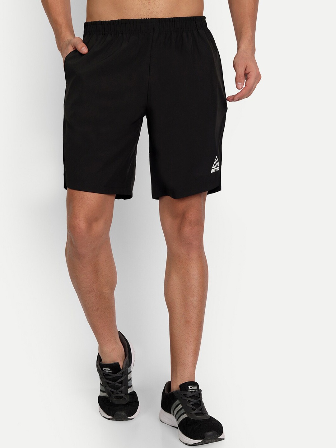 GRITPRO Men Training or Gym Sports Shorts, Black