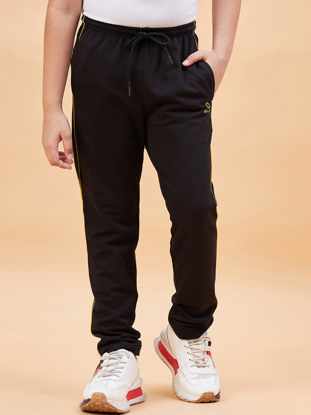 

Ben & Joe Kids Mid-Rise Anti-Microbial Track Pants, Black