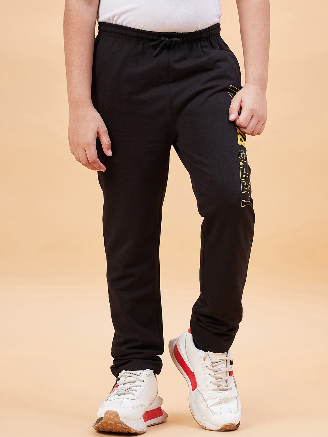 

Ben & Joe Kids Mid-Rise Anti-Microbial Track Pants, Black