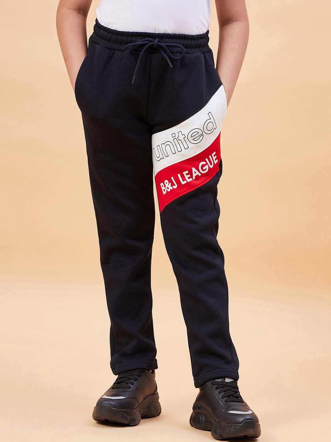 

Ben & Joe Kids Mid-Rise Anti-Microbial Track Pant, Navy blue