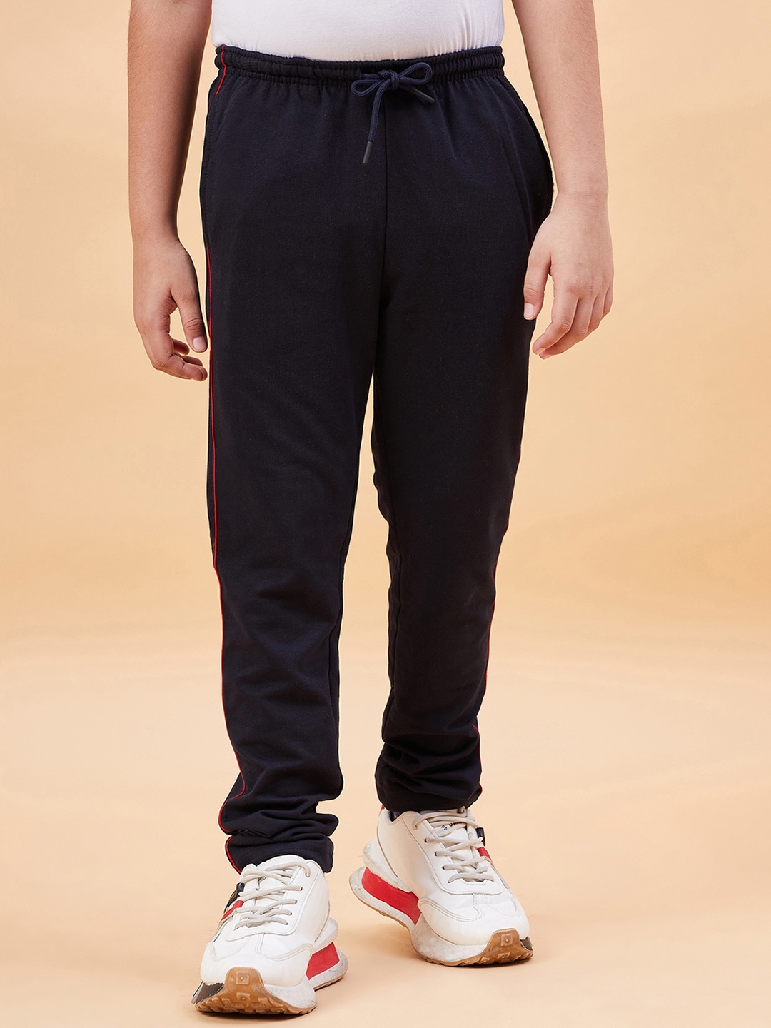 

Ben & Joe Kids Mid-Rise Anti-Microbial Track Pants, Navy blue