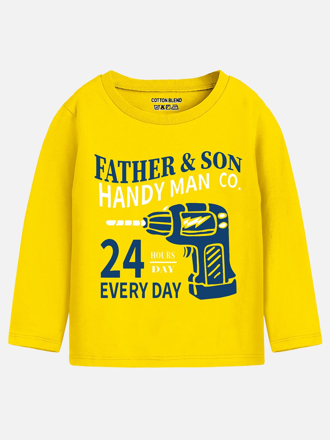 

Trampoline Boys Typography Printed T-Shirt, Yellow