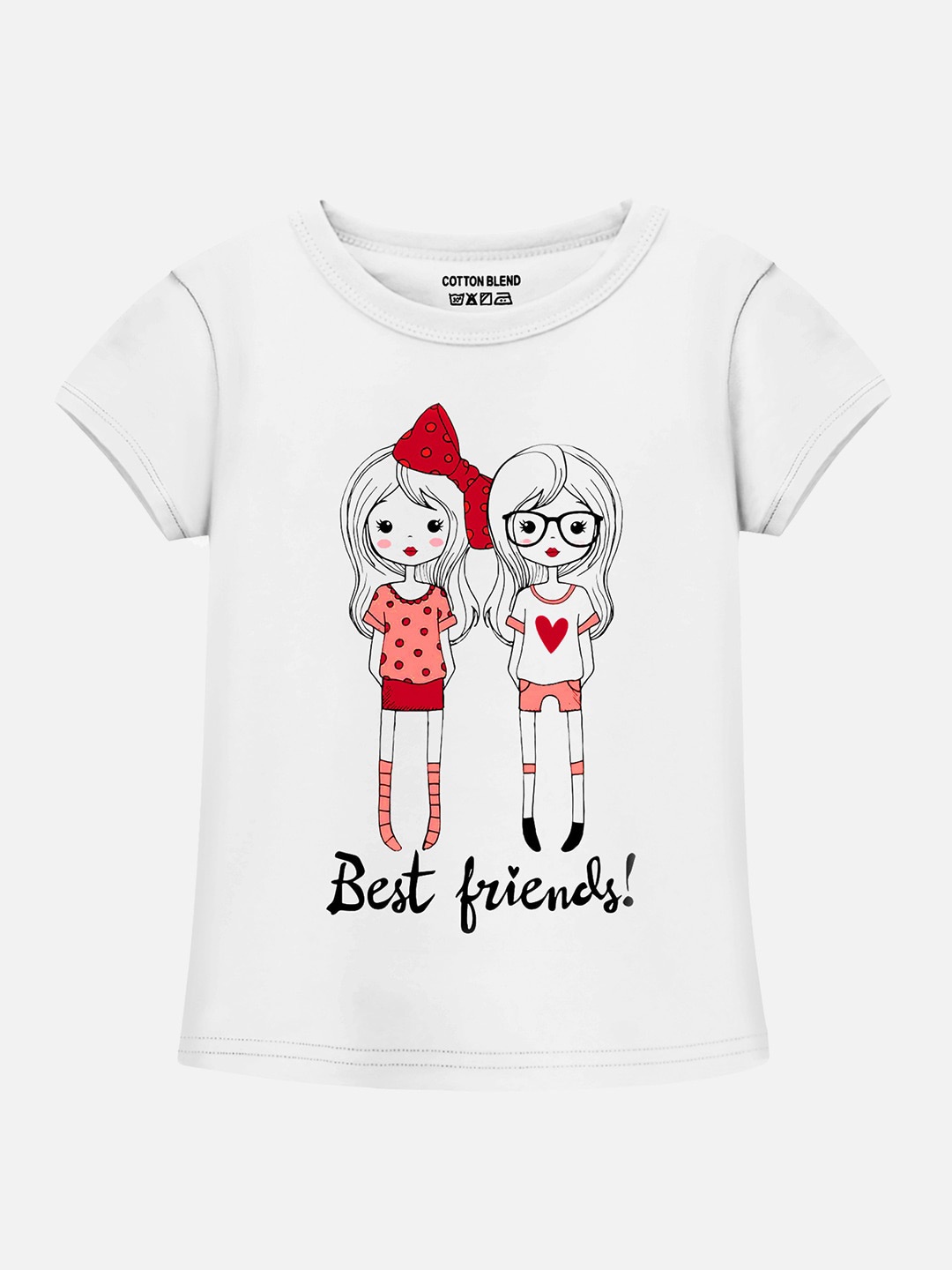

Trampoline Girls Graphic Printed T-shirt, White