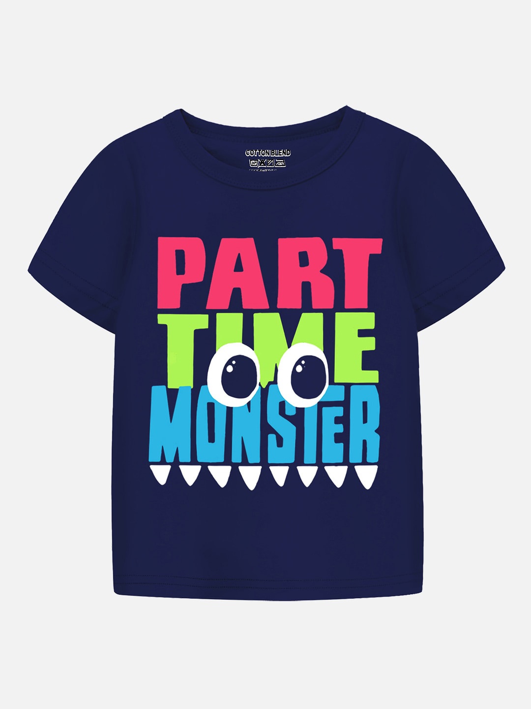 

Trampoline Boys Typography Printed T-Shirt, Blue
