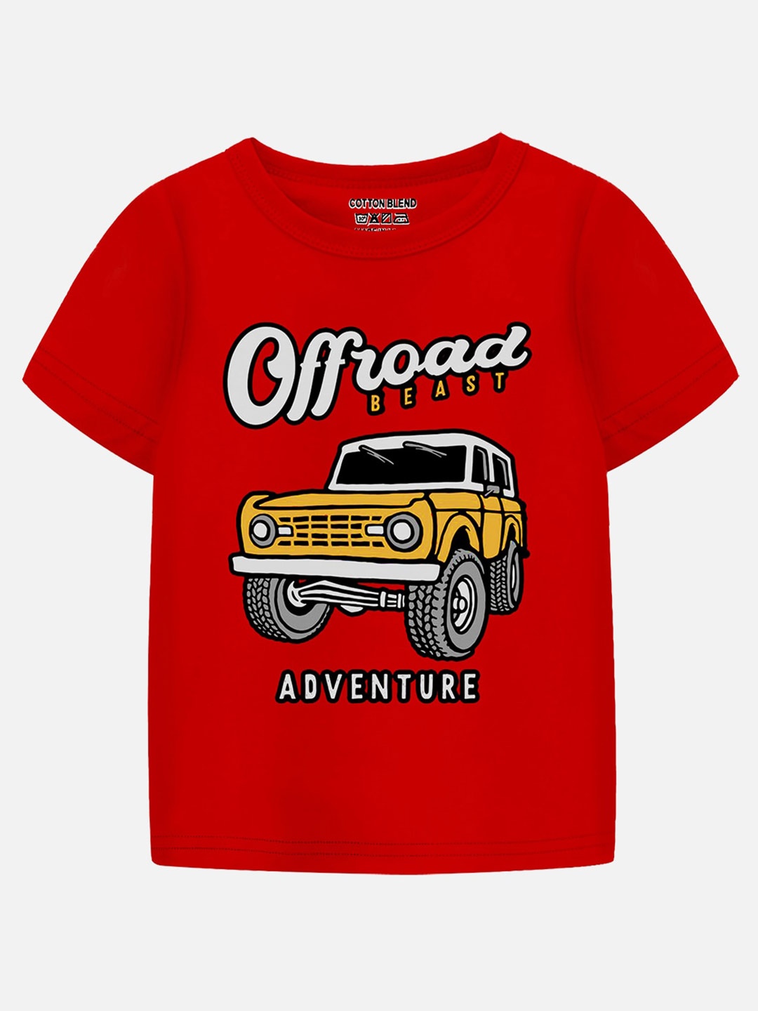 

Trampoline Boys Graphic Printed T-Shirt, Red