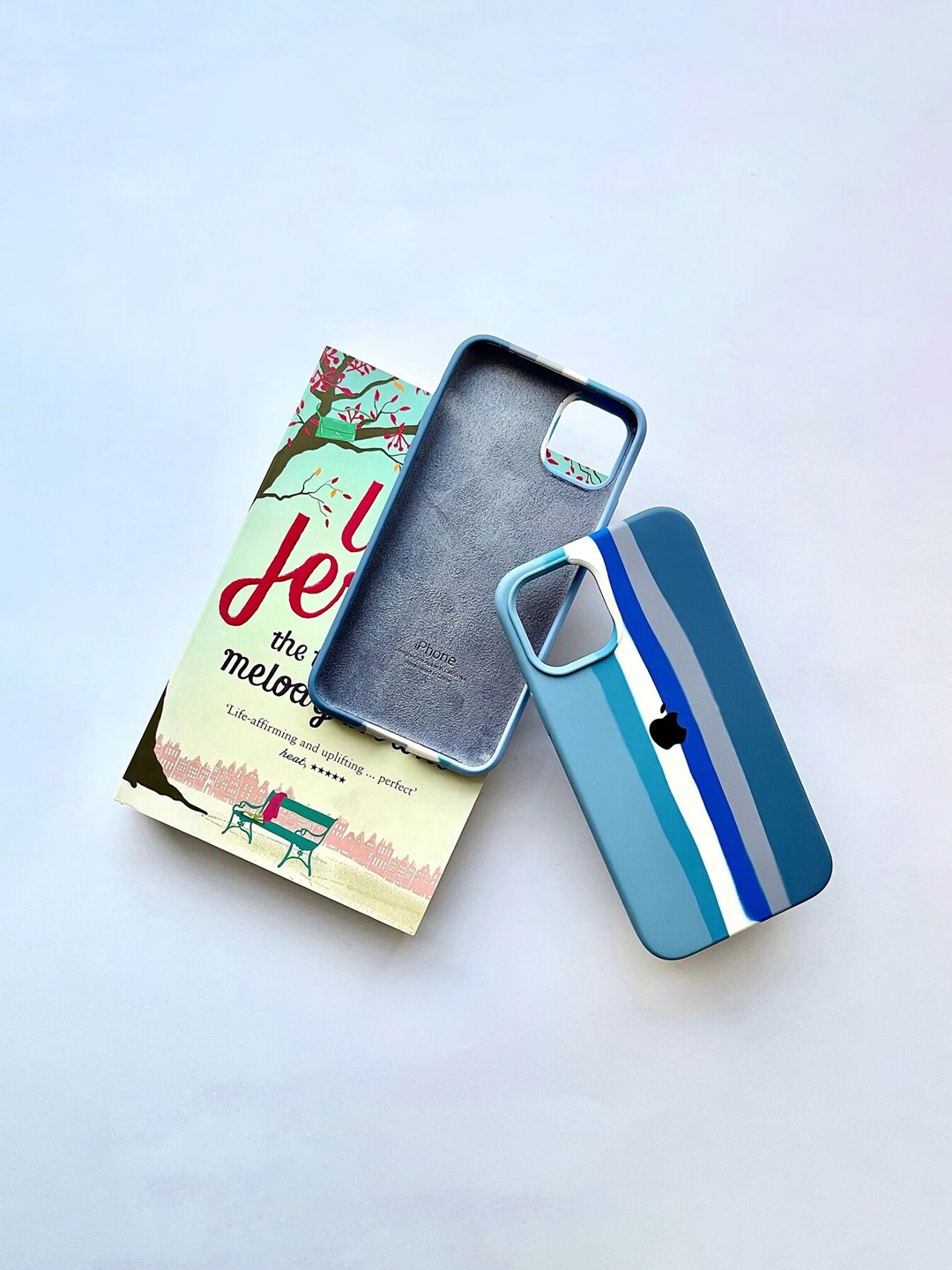 

TREEMODA Rainbow Colourfull Protective iPhone 12 Pro Max Back Case, Blue