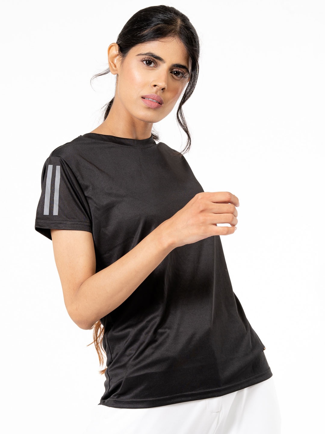 

harbour 9 Round Neck Short Sleeves Relaxed Fit T-shirt, Black
