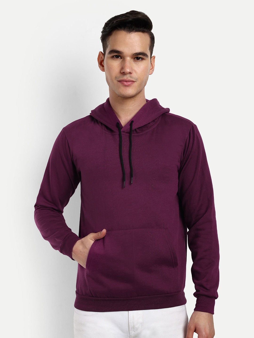 

Divra Clothing Unisex Hooded Fleece Sweatshirt, Burgundy